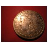 1896 US MORGAN SILVER DOLLAR COIN