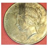 1923 US LIBERTY PEACE SILVER $1 DOLLAR COIN