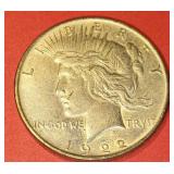 1922 US LIBERTY PEACE SILVER ONE DOLLAR COIN