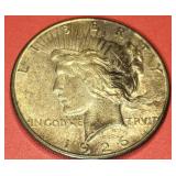 1926 US LIBERTY PEACE SILVER ONE DOLLAR COIN