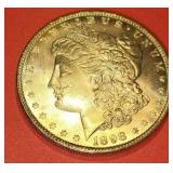 1898 US MOGAN SILVER $1 DOLLAR COIN