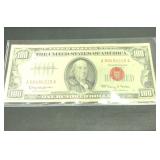 1966 $100 United States Note RED SEAL