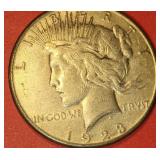 1923 US LIBERTY PEACE SILVER $1 DOLLAR COIN