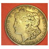 1921  US MORGAN $1 DOLLAR SILVER COIN