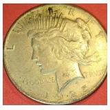 1925 US LIBERTY PEACE SILVER $1 DOLLAR COIN