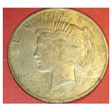 1923 US LIBERTY PEACE SILVER $1 DOLLAR COIN