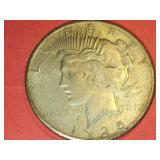 1925 US LIBERTY PEACE SILVER $1 DOLLAR COIN