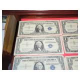 (6) 1957B $1 DOLLAR SILVER CERTIFICATES
