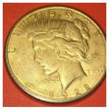 1922 US LIBERTY PEACE SILVER $1 DOLLAR COIN