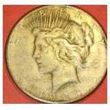 1923 US LIBERTY PEACE SILVER $1 DOLLAR COIN