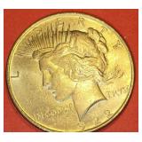 1922 US LIBERTY PEACE SILVER $1 DOLLAR COIN