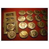 (20) 1 Roll of 1967 US Kennedy Half Dollar Coins