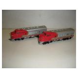 (2) HO Santa Fe Locomotives