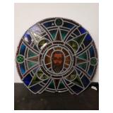 Stain Glass window Panel  28 x 30 inch