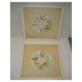 (2) Framed Prints 24 x 24