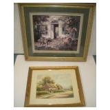 (2) Framed Prints 35 x 37