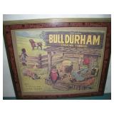 BULL DURAMD Vintage Framed Print 28 x 24