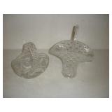 (2) Crystal Baskets
