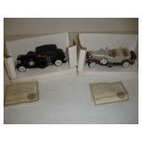 (2) Die Cast Cars  7 inches long
