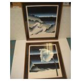 (2) Framed Prints 30 x 36