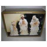 (3) Wise Men Figurines