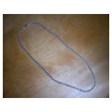 Sterling Silver Rope Necklace (40 Grams 22 Inch)