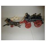 Vintage Cast Iron Police Wagon Toy  19 inches
