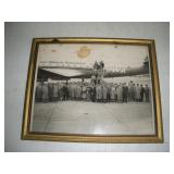 Vintage TWA Framed Photo 11 x 19