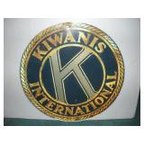 Kiwanis International Metal Sign w/Reflective
