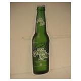 Rock Green Light Metal Sign  10x36 inches