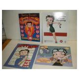 (4) Betty Boop Metal Sign 13 x 18