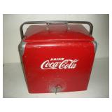 Vintage Coca-Cola Metal Cooler  18x13x7 inches
