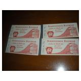 (4) Pennsylvania Railroad Tickets