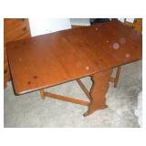 Pine Gate Leg Table  36x64x30 inches (open)