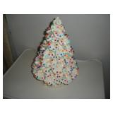 14 inch White Ceramic Christmas Tree