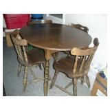 Formica Table w/ (4) Chairs