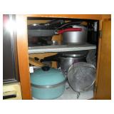 Pots & Pans - contents of cupboard