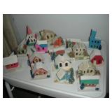 (16) Cardstock Vintage Villages