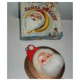 Musical Santa Wreath with Box  6 inches round