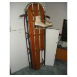 Runner Sled and Ice Skates