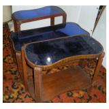 (3) Art deco Coffee and End Tables
