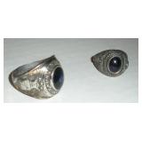U.S Air Force Sterling Ring & U. S Navy Sterling