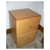 Wooden File Cabinet  19x17x18 inches