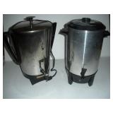 (2) Coffee Percolators