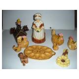 Country Kitchen Pottery figures