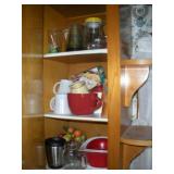 Mugs & Dishes - contents of cupboard