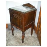 Walnut Nightstand  16x16x29 inches