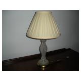 Crystal Table Lamp  25 inches tall
