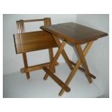 (2) Folding Tables  20 inches tall