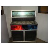 Seeburg stereo showcase 45 record jukebox includes